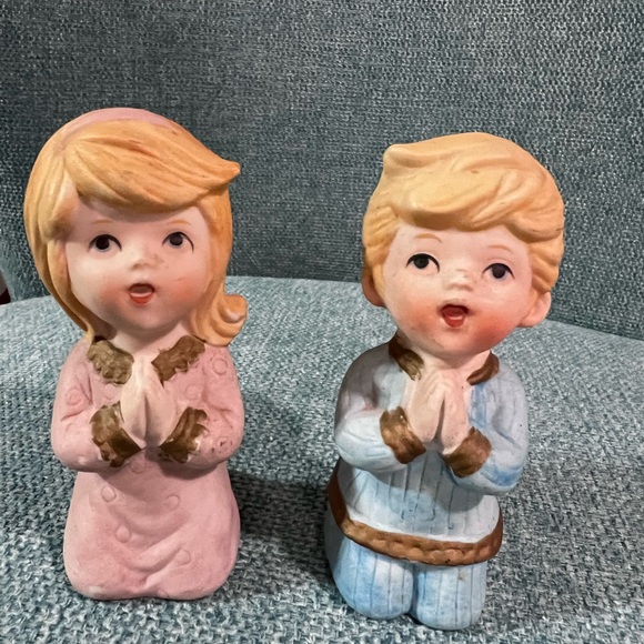 Homco Other - Vintage Homco Figurines Praying Boy and Girl